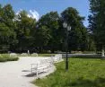 Zrewitalizowany zabytkowy park im. H. Sienkiewicza w Łodzi.