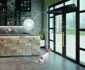 Slim air curtain - motion sensor