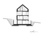 cross-section of the first building