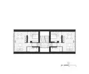 projection of the 2nd floor of the second building