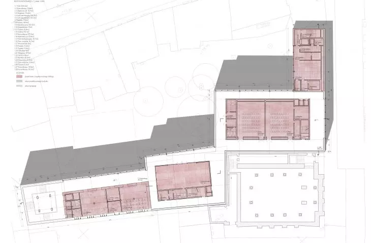 Socratic Dialogue Center, floor plan +1