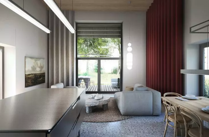 interior of the house, visualization