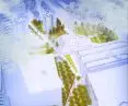 a representative promenade overgrown with apple orchards is to run through the shipyard area