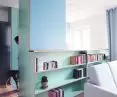 view of living room and kitchen