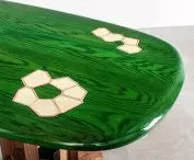 Kadamba Gate table detail, design: Ini Archibong 