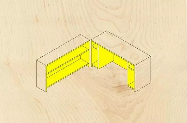 Candy Cubicle design sketch, proj.: Sabine Marcelis