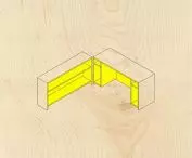 szkic projektu Candy Cubicle, proj.: Sabine Marcelis