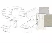 Sketch of the Stammtisch project, proj.: Sebastian Herkner 