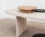 Stammtisch table detail, design: Sebastian Herkner 
