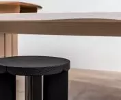 Sebastian Herkner used American red oak and maple in the design