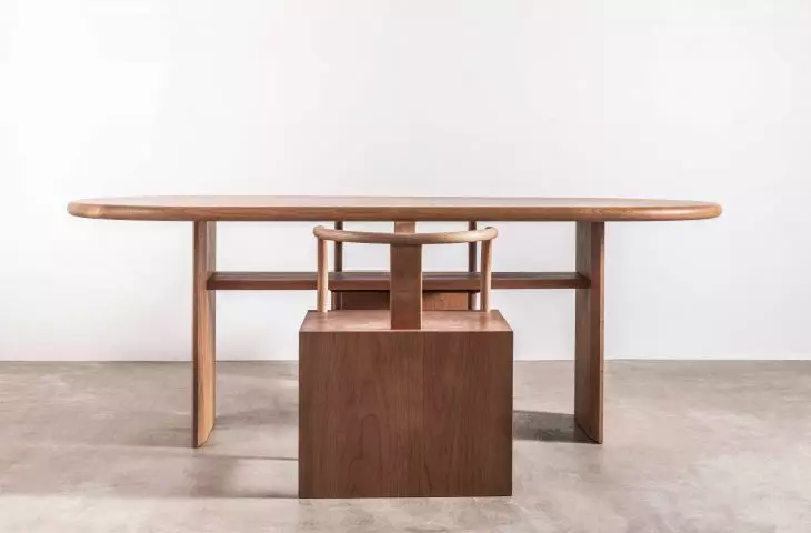 Humble Administrator's Chair and Table furniture, proj.: Studio Swine