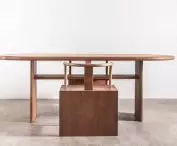 Humble Administrator's Chair and Table furniture, proj.: Studio Swine
