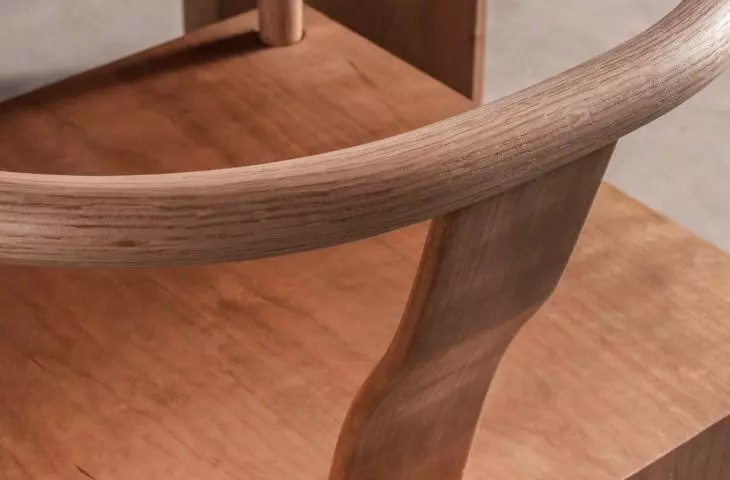 detal krzesła Humble Administrator’s Chair and Table, proj.: Studio Swine
