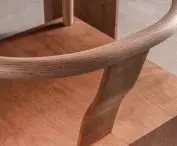 Humble Administrator's Chair and Table detail, design: Studio Swine