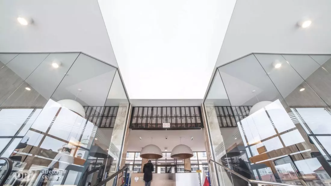 Oświetlenie sufitowe
DPS LED w strefie wejściowej biura © DPS Light 