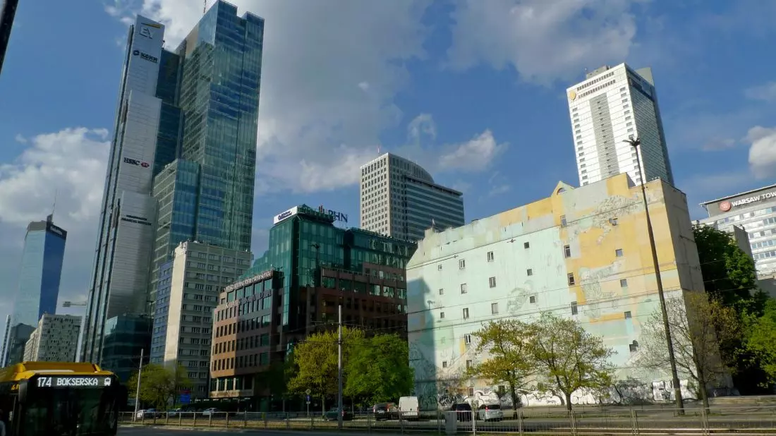 od lewej: Q22, Rondo
I, Warsaw Financial Center, hotel InterContinental