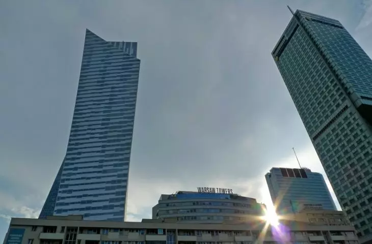 from left: Zlota 44, Rondo I, InterContinental