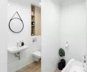 Gabinet kosmetyczny w Kołobrzegu, łazienka
