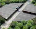 The intersection of the circle preserves the traffic flow