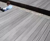 Grey bankirai wood