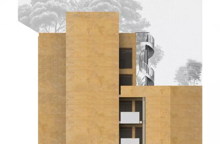 Gap No.1, front elevation