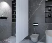 Marble in the bathroom 
