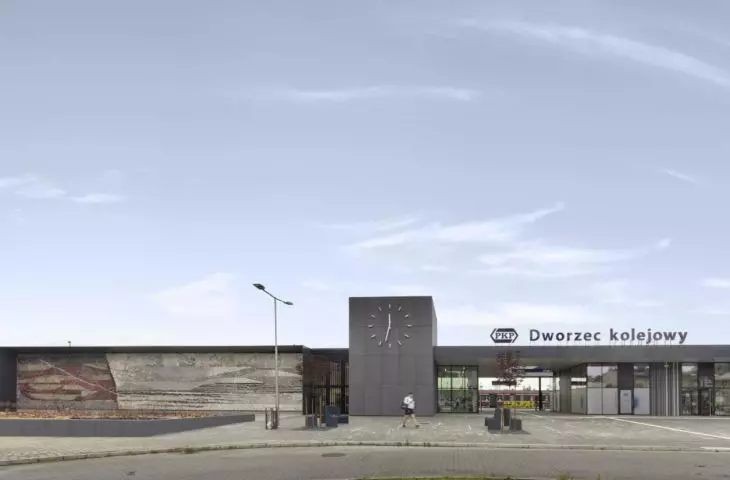 Architektura użyteczności publicznej, I miejsce: dworzec kolejowy w Oświęcimiu