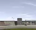 Public utility architecture, 1st place: railroad station in Oświęcim