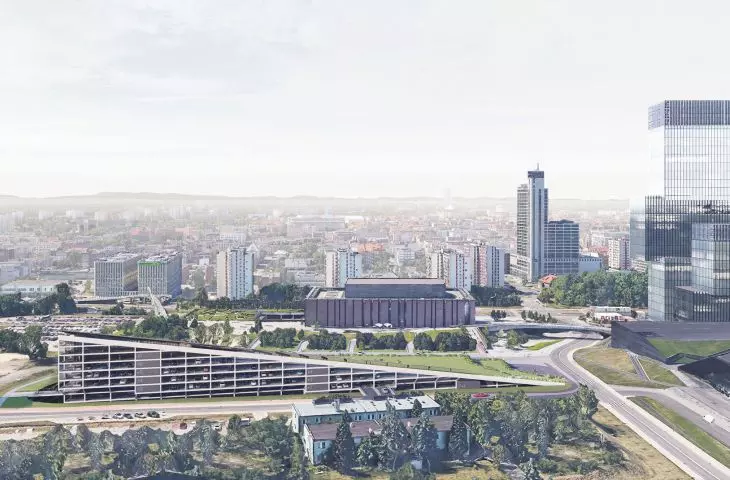 2nd prize, proj. by Pawel Barczyk and Dr. Andrzej Duda