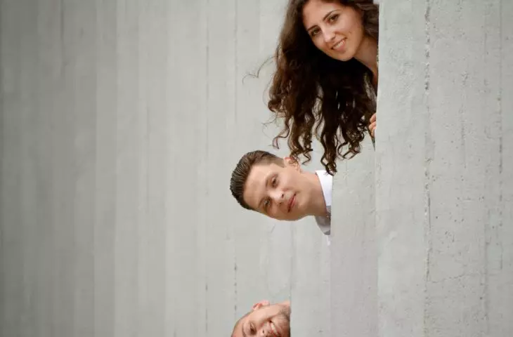 from left: Paweł Białas, Dominik Kowalski, Julia Giżewska