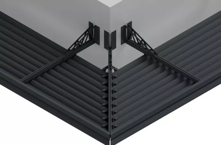 Lamellar walls and sun blinds