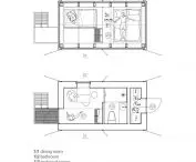 Plans of the residential part