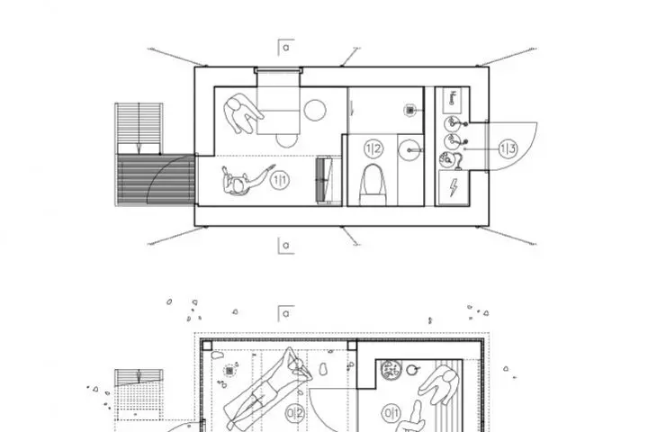 House project, projections