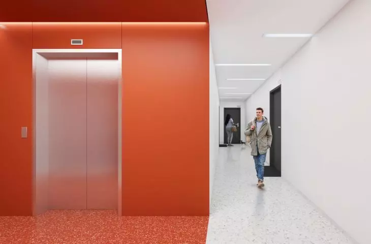 interior of the building