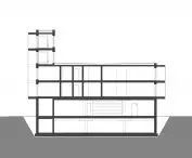 Multi-family building in Poznań, cross-section