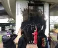 Justyna Dziabaszewska paints a new mural