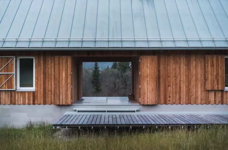 Studio in the Low Beskids, split into two parts