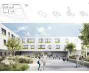 2. miejsce, proj.: Artur Jasiński i Wspólnicy Biuro Architektoniczne, GSBK Biuro Konstrukcyjne i BFM Projekt