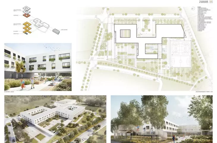 2nd place, proj.: Artur Jasinski i Wspólnicy Biuro Architektoniczne, GSBK Biuro Konstrukcyjne and BFM Projekt