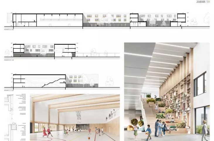 2. miejsce, proj.: Artur Jasiński i Wspólnicy Biuro Architektoniczne, GSBK Biuro Konstrukcyjne i BFM Projekt