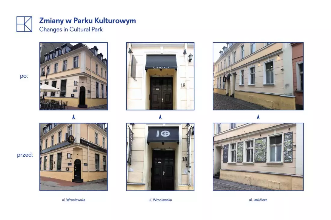 Zmiany w Parku Kulturowym — przed i po