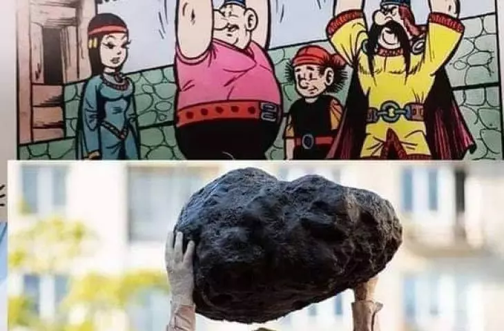 Juxtaposition of the work of Jerzy Kalina and the comic strip 