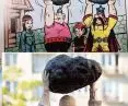 Juxtaposition of the work of Jerzy Kalina and the comic strip 