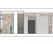 Cross section of coworking space