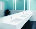 Produkty z linii Laufen Bespoke wykonane z materiału Solid Surface