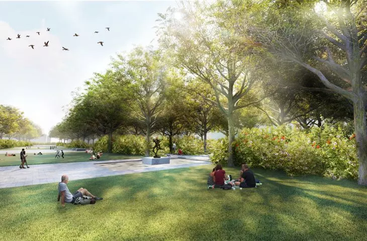 Green spaces of the Karol Scheibler factory 