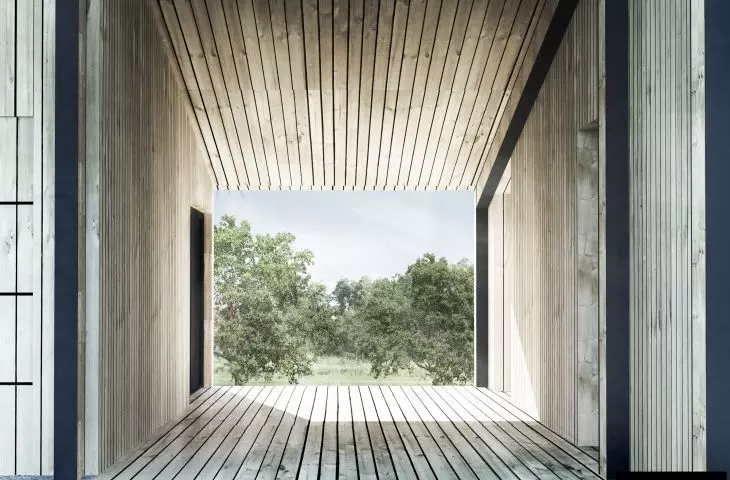 Wooden shed