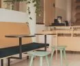 Interior of the bakery with customer area