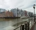 Northern tip of Granary Island overlooking the footbridge