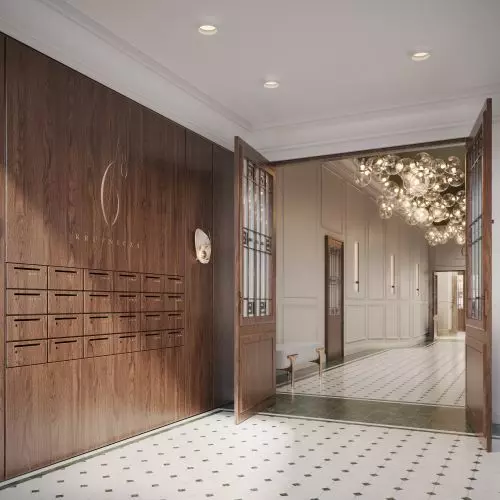 Wnętrza apartamentów Krupnicza 6-8 Wrocław